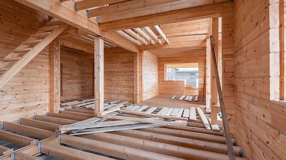 Дом из бруса в КП Панорамы