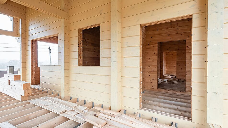 Дом из бруса в КП Панорамы