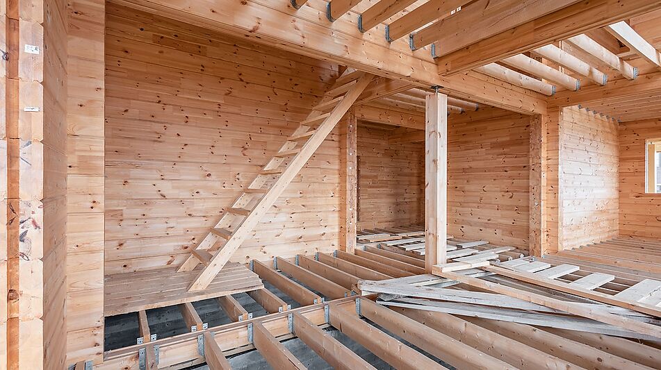 Дом из бруса в КП Панорамы