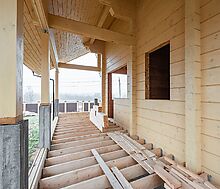 Дом из бруса в КП Панорамы