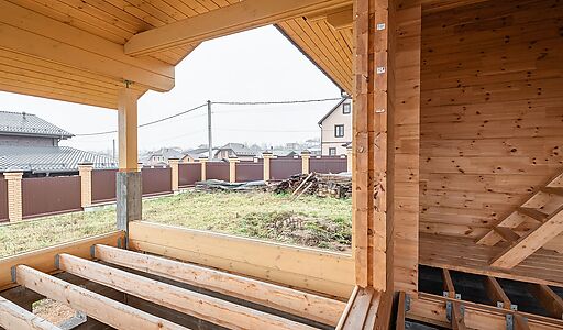 Дом из бруса в КП Панорамы