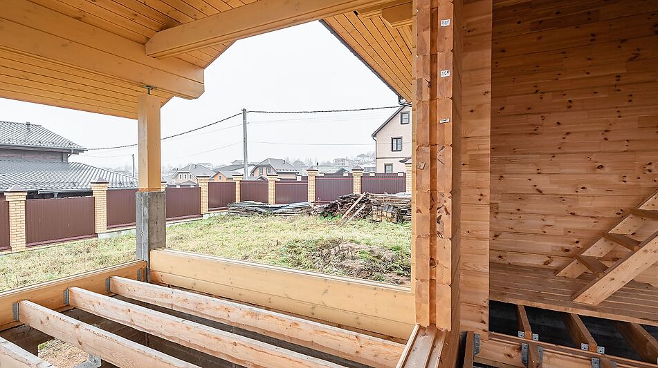 Дом из бруса в КП Панорамы