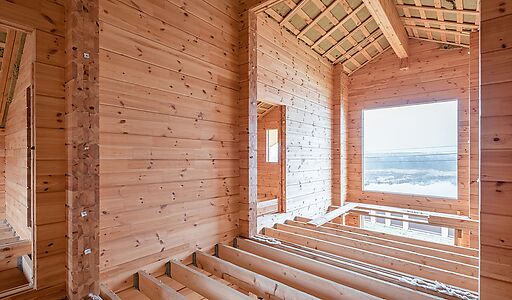 Дом из бруса в КП Панорамы