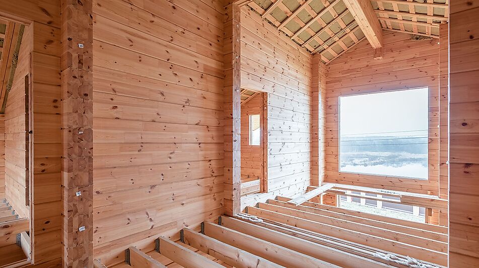 Дом из бруса в КП Панорамы