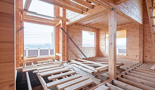 Дом из бруса в КП Панорамы