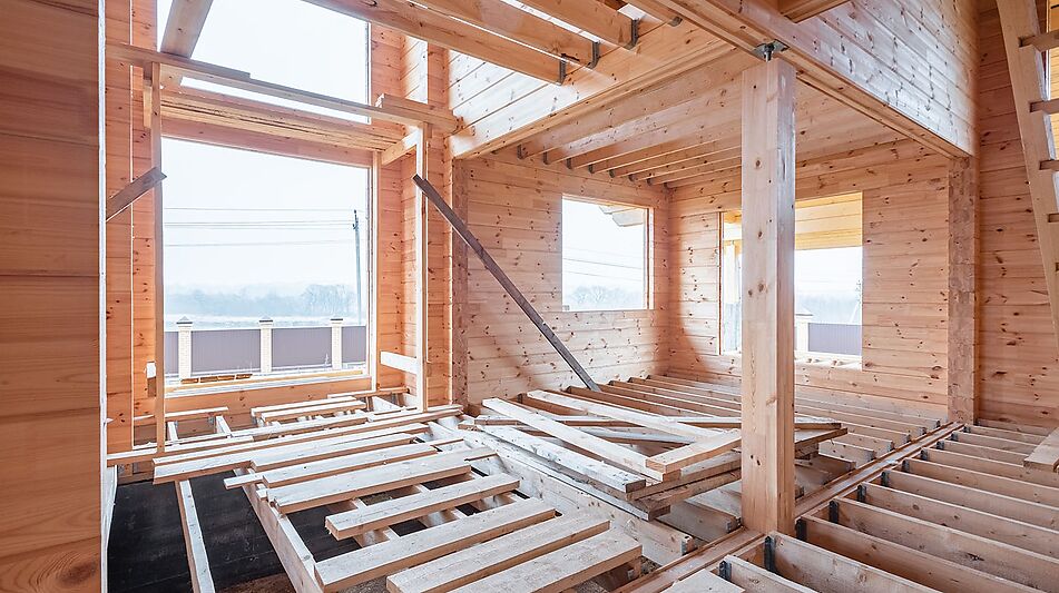 Дом из бруса в КП Панорамы