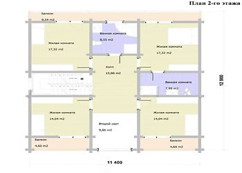 Дом из бруса в КП Панорамы