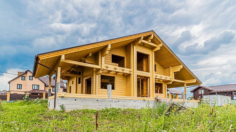 Дом из бруса в КП Панорамы