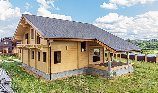 Дом из бруса в КП Панорамы