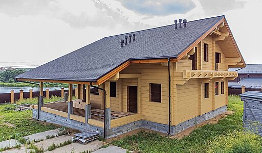 Дом из бруса в КП Панорамы