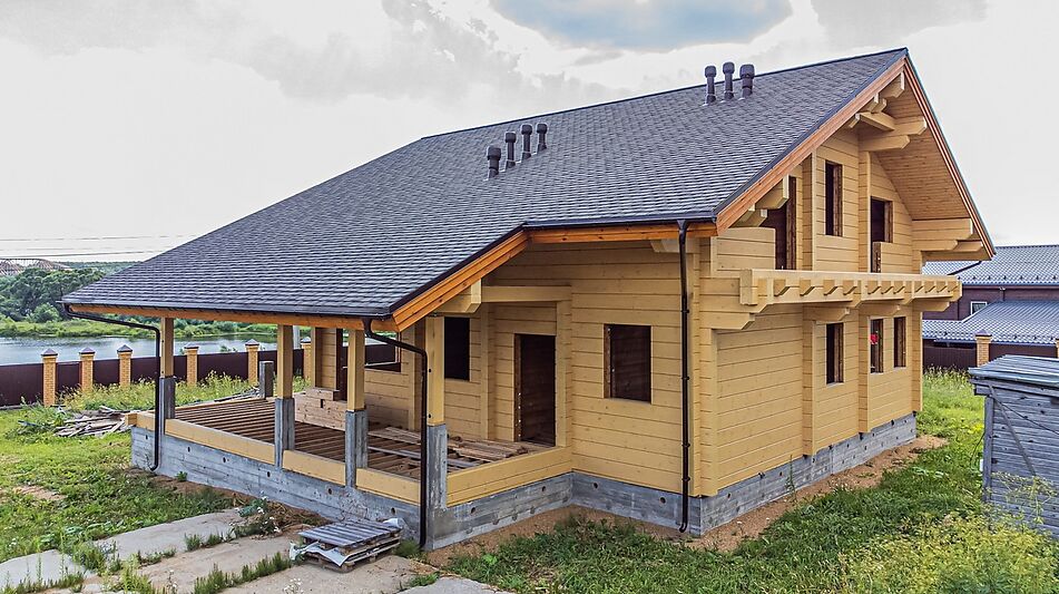 Дом из бруса в КП Панорамы