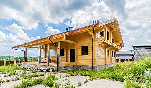 Дом из бруса в КП Панорамы