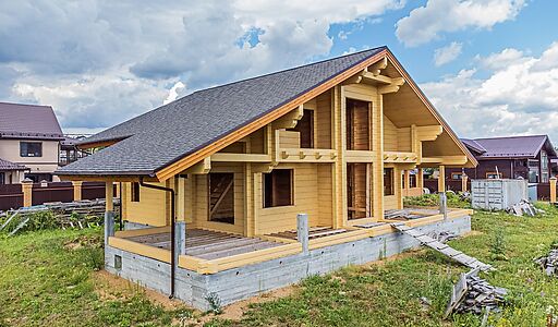 Дом из бруса в КП Панорамы