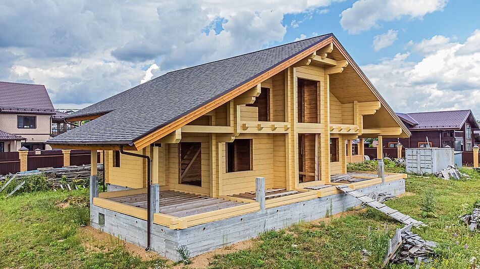 Дом из бруса в КП Панорамы