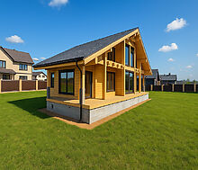 Дом из бруса в КП Панорамы