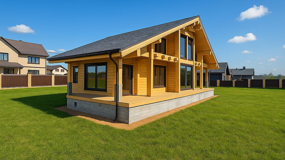 Дом из бруса в КП Панорамы