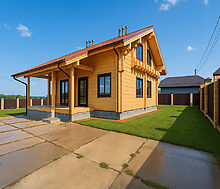 Дом из бруса в КП Панорамы