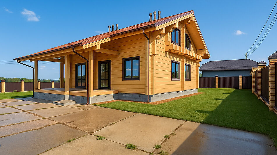 Дом из бруса в КП Панорамы