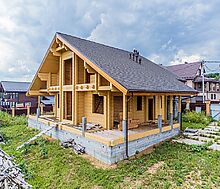 Дом из бруса в КП Панорамы