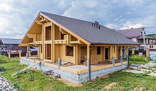 Дом из бруса в КП Панорамы