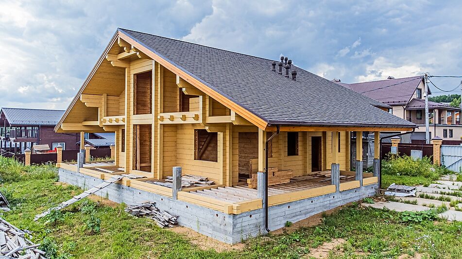 Дом из бруса в КП Панорамы