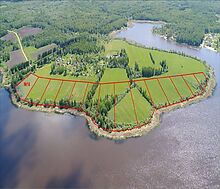 Участок на первой линии в Нефтино