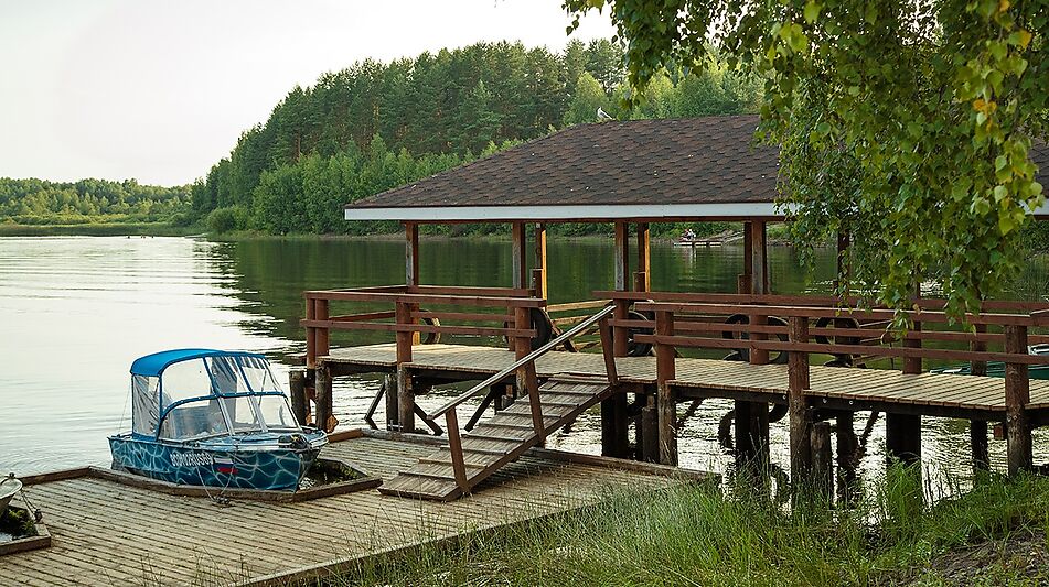 Дом на берегу Рыбинского водохранилища