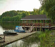 Дом на берегу Рыбинского водохранилища