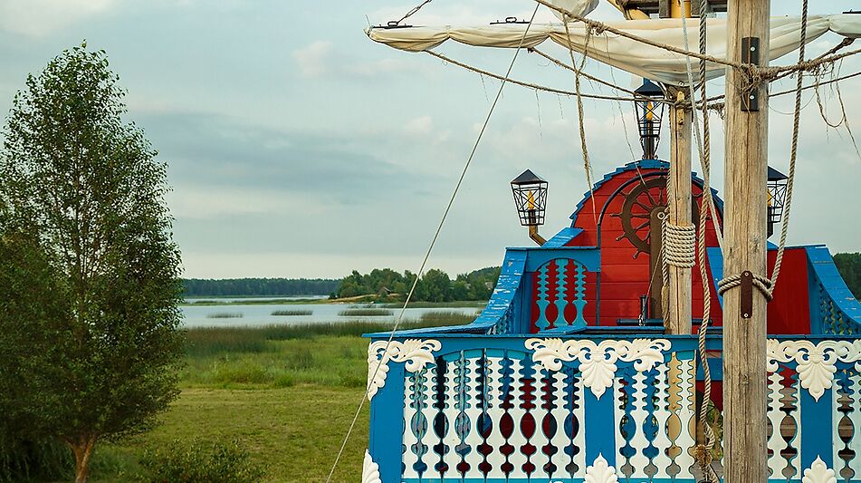 Дом на берегу Рыбинского водохранилища