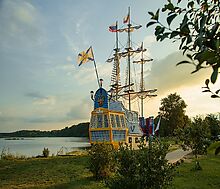 Дом на берегу Рыбинского водохранилища