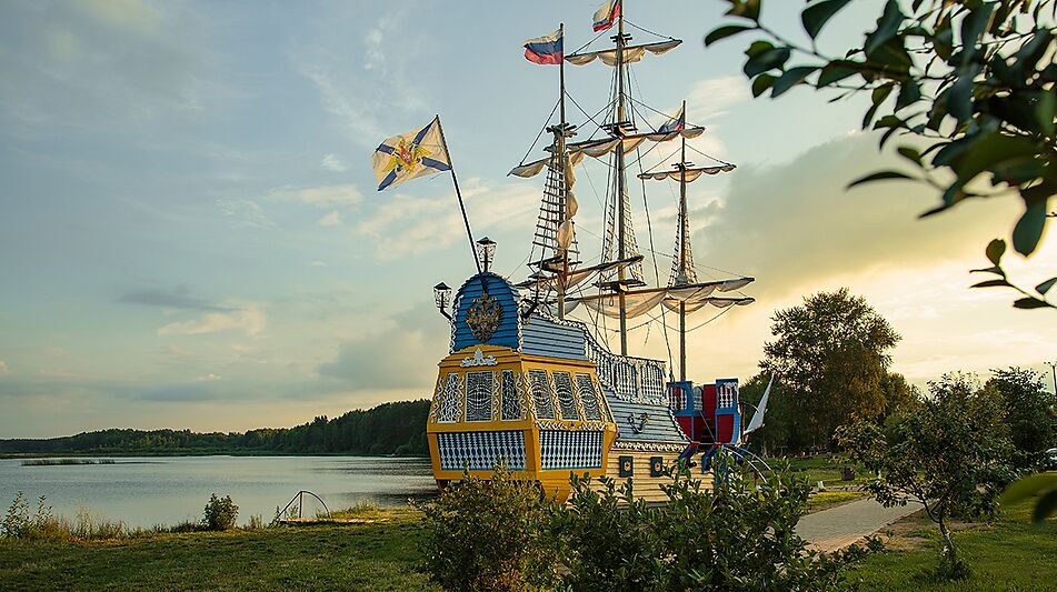 Дом на берегу Рыбинского водохранилища