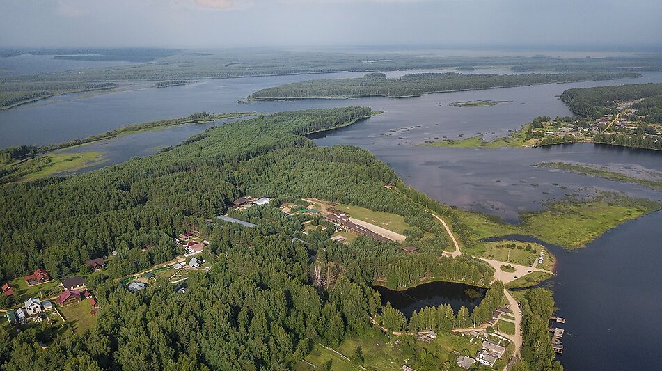 Дом на берегу Рыбинского водохранилища