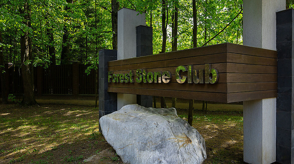 Великолепный дом в лесу в поселке Форест Стоун