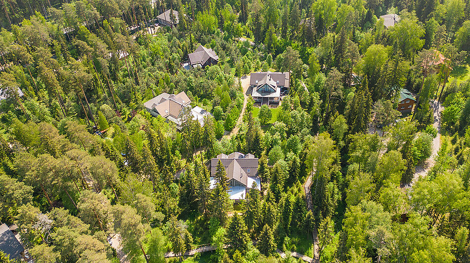 Дом в аренду у воды в лесу