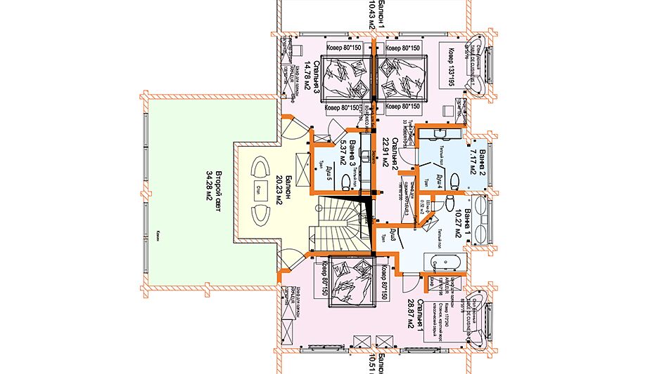 Дом в аренду у воды в лесу