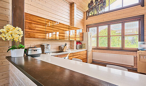 Дом на берегу Волги в Макарьево