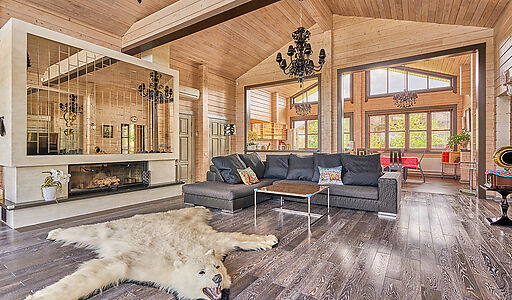 Дом на берегу Волги в Макарьево