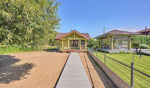 Дом на берегу Волги в Макарьево