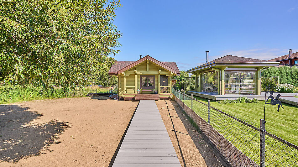 Дом на берегу Волги в Макарьево