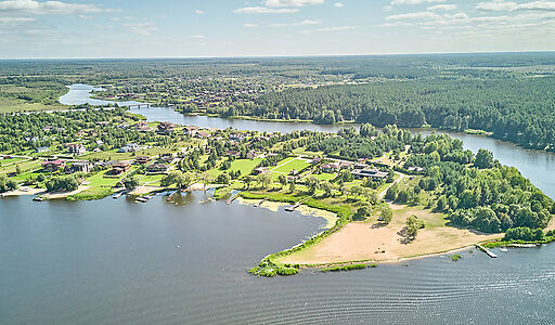 Дом на берегу Волги в Макарьево