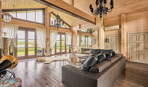 Дом на берегу Волги в Макарьево