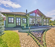 Дом на берегу Волги в Макарьево