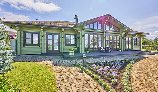 Дом на берегу Волги в Макарьево