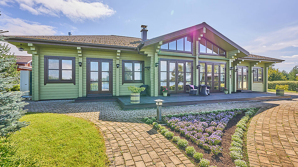 Дом на берегу Волги в Макарьево