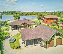 Дом на берегу Волги в Макарьево