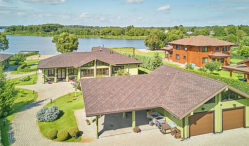 Дом на берегу Волги в Макарьево