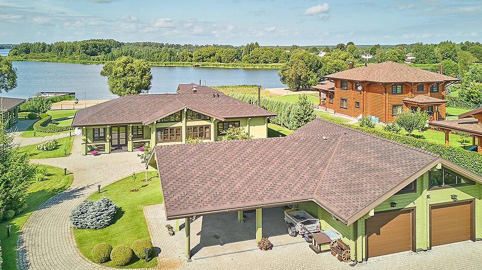 Дом на берегу Волги в Макарьево