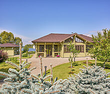 Дом на берегу Волги в Макарьево