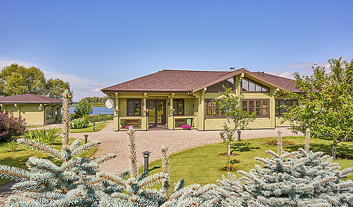 Дом на берегу Волги в Макарьево