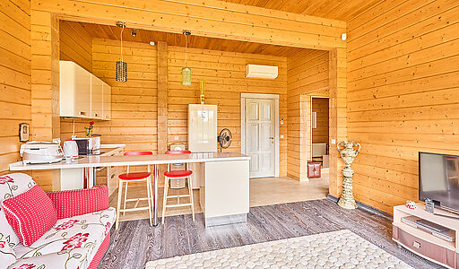 Дом на берегу Волги в Макарьево